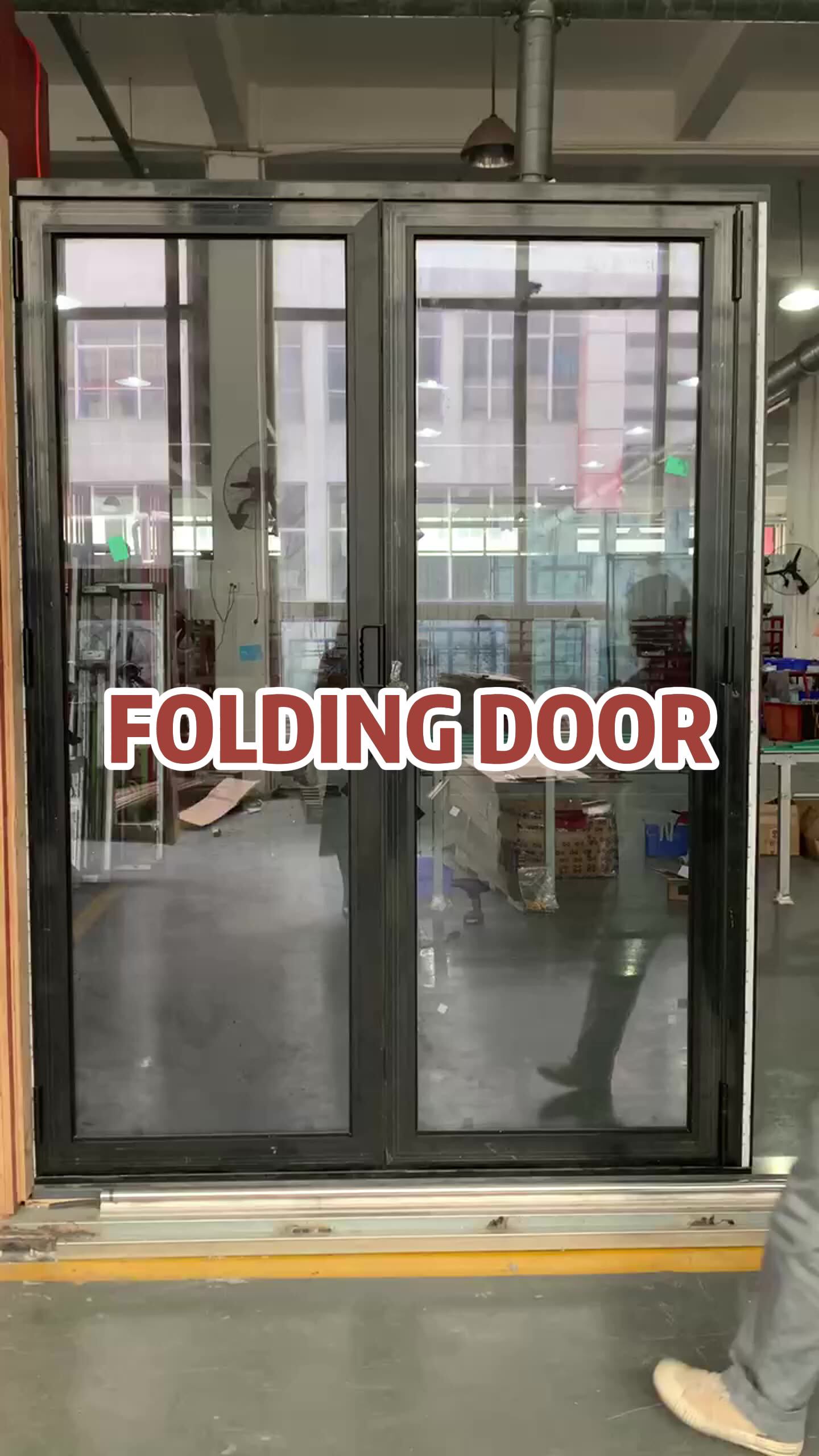 Wholesale Bi Folding Door Luxury Upvc Pvc Horizontal Folding Door