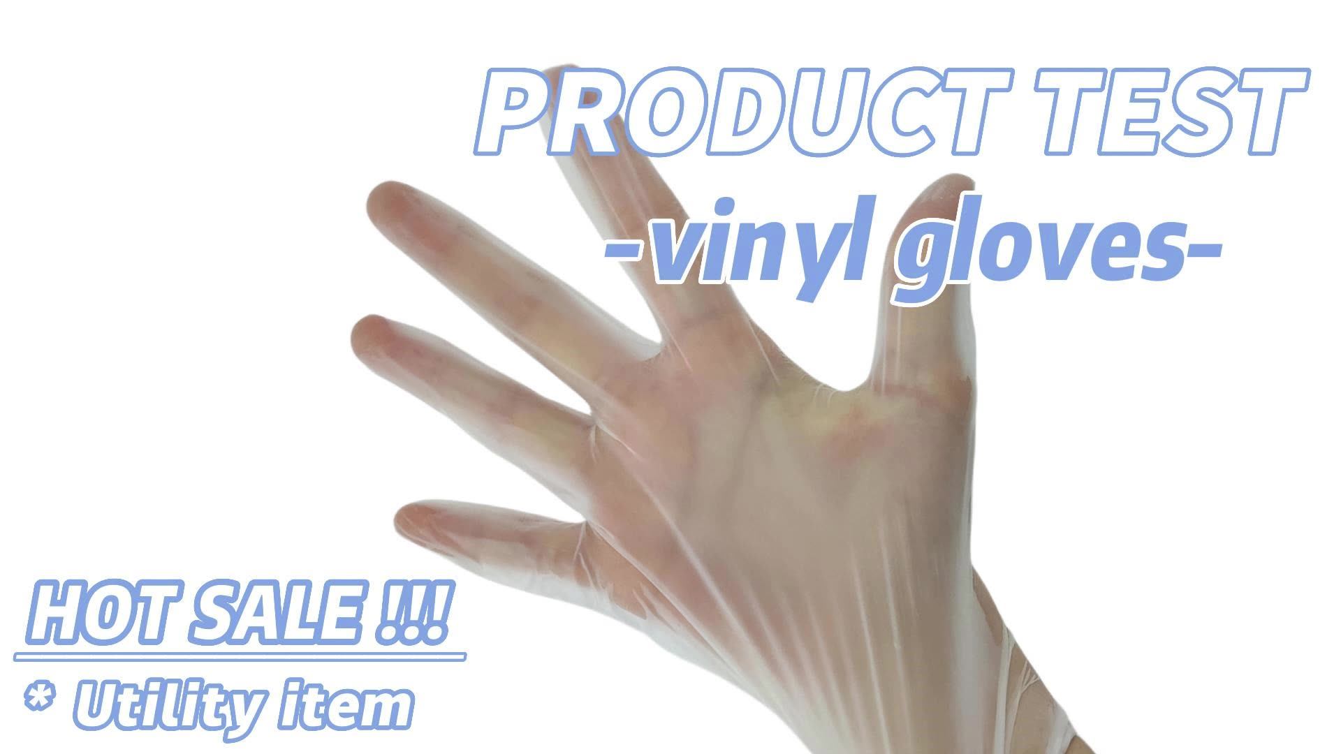 China Wholesale Transparent Vinyl Gloves Vinyl Gloves For Food Clear