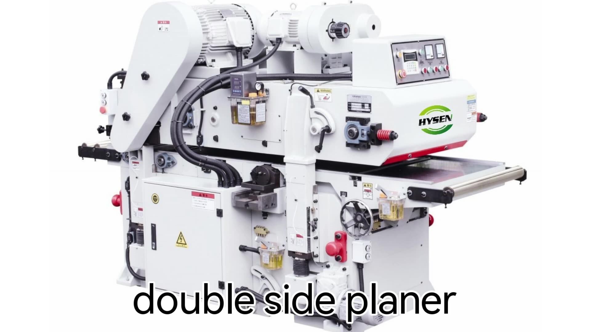 Heavy Duty Frequency Control Spiral Cutter Thicknesser Double Side