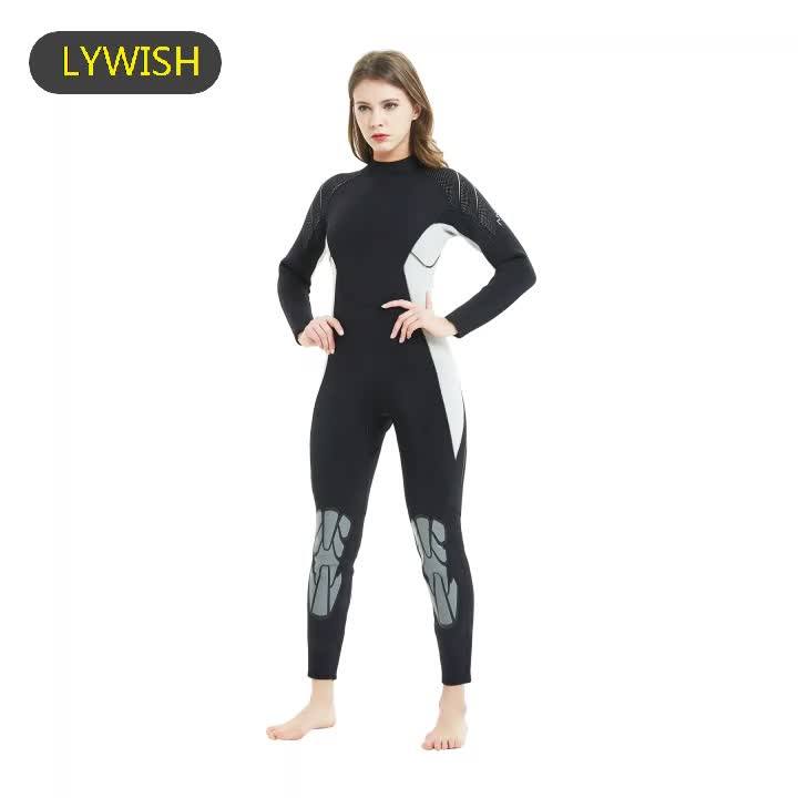 5mm Surfing Diving Neoprene Wetsuits Custom Freediving Wetsuits