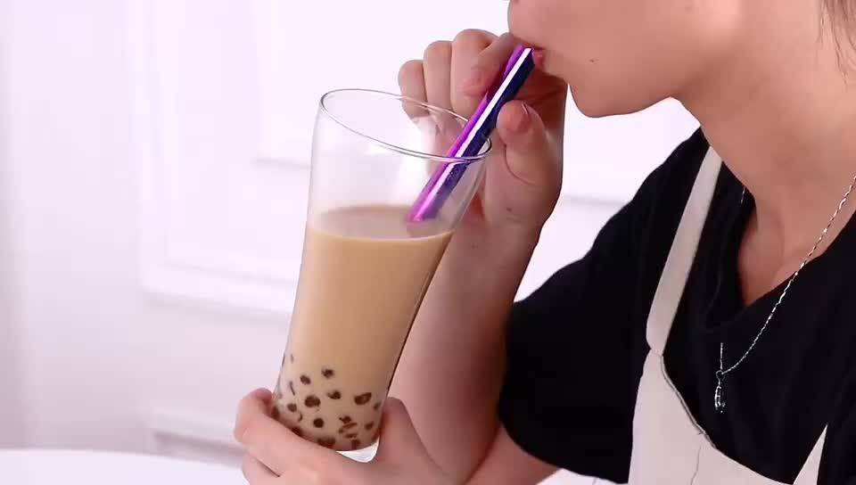Hot Sale 12mm Reusable Stainless Steel Boba Straw,Bubble Straw Buy Boba Straw,Stainless Steel