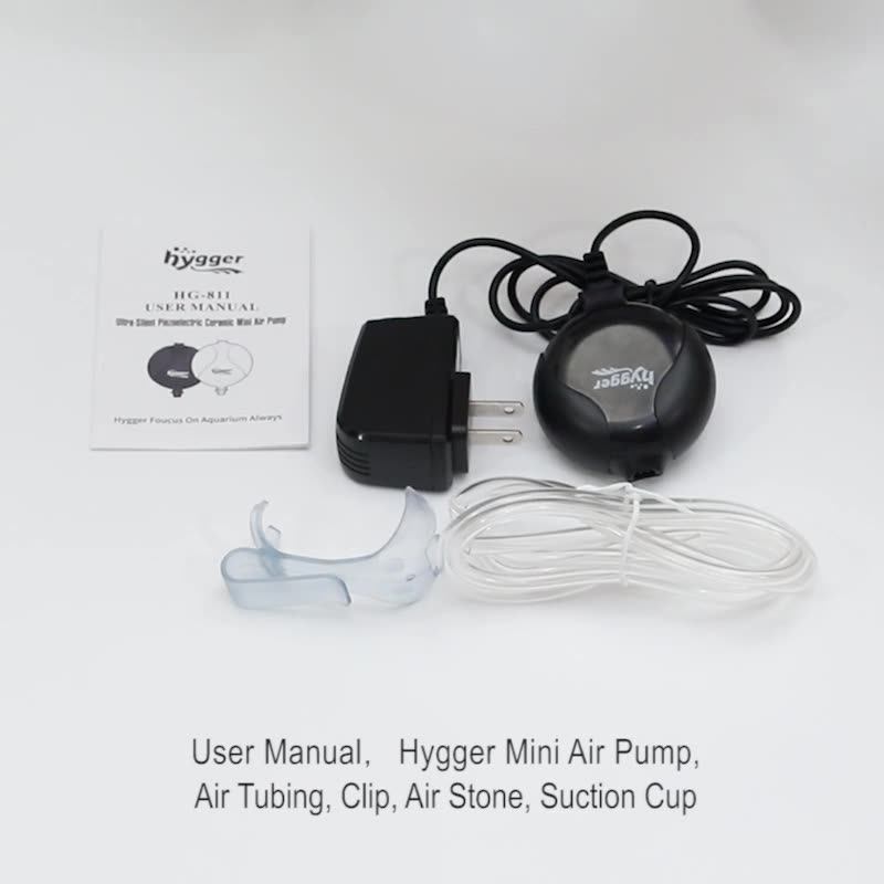 Hygger Quiet Mini 1.5 Watt Oxygen Fish Air Pump For 115 Gallon Fish