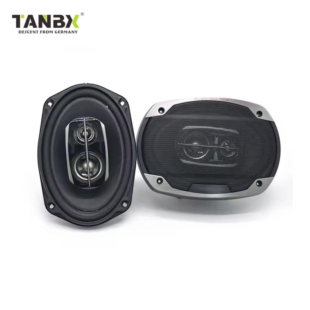 High Power 6x9 Inch Coaxial Car Speakers, 4 Way Design, Suitable