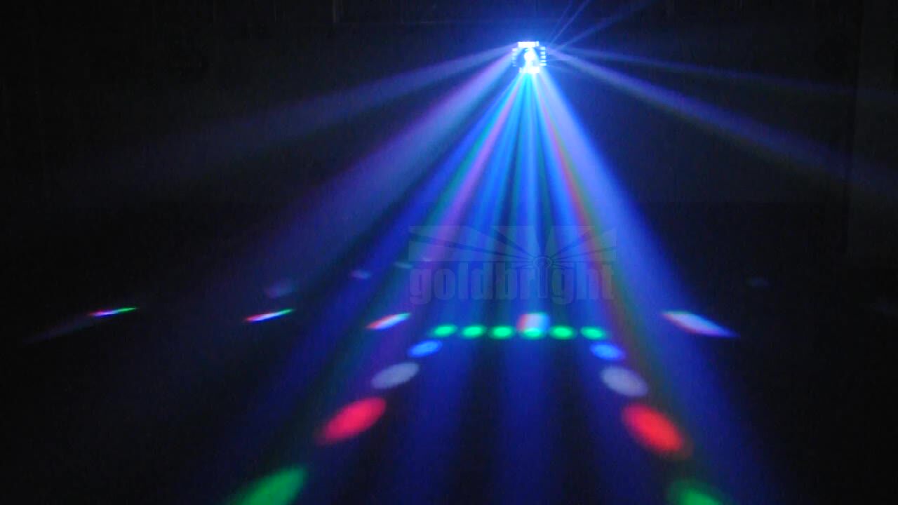 3 Effect In 1 Led Multi Effect Music Dancing Light,Derby+moonflower