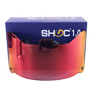 Shoc imported football helmet goggles
