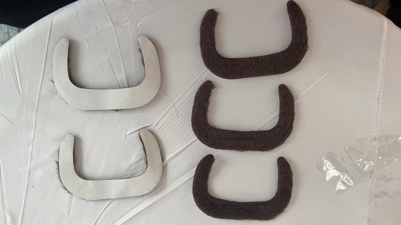 Stylish Chinese Fu Manchu Long Funny Black Moustache HPC-0342, image size:1280x720