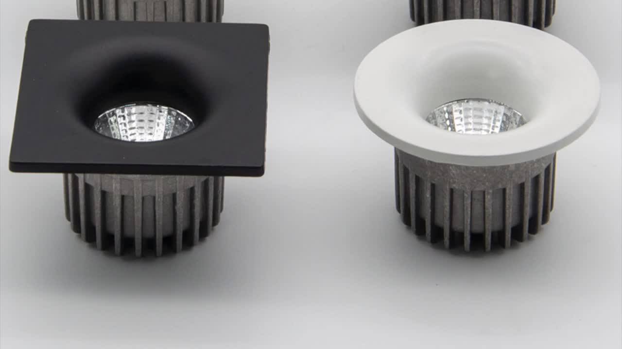 48mm Recessed Led Downlight Housing Parts Mini Cob Spotlight Empty