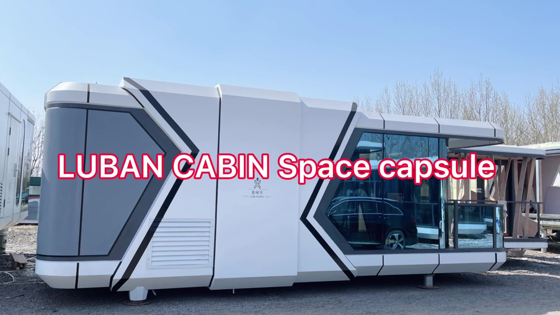 40ft Space Capsule Prefab Container House Flat Pack Mobile Home With