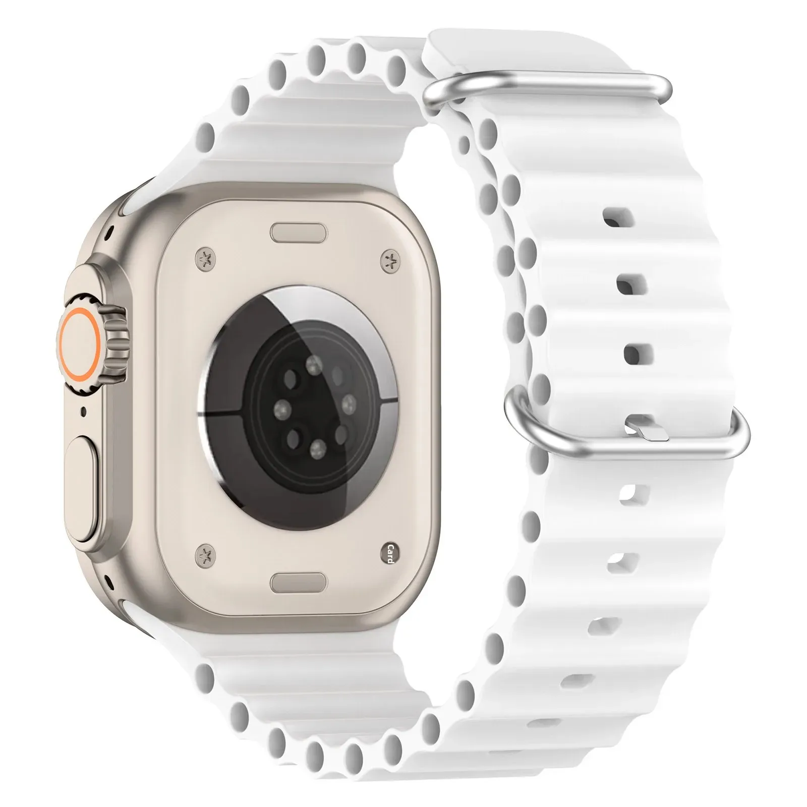 Подходит для Apple Watch Series 8 Ultra Marine силиконовые часы IWATCH1-8 поколения