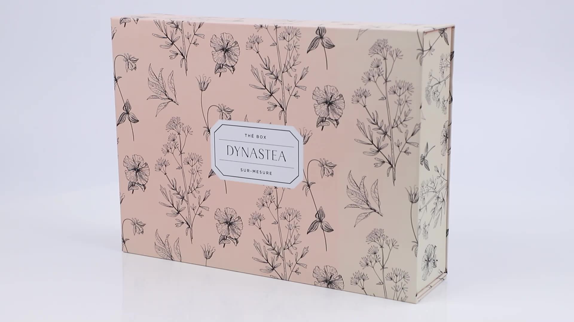 Unique Printed Paper Box Folding Foldable Box With Shipping Flat