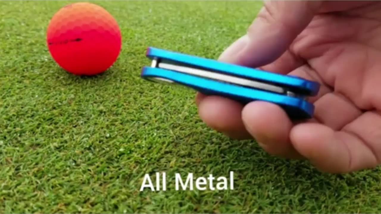 Promotional Wholesale Luxury Blank Metal Zinc Alloy Golf Ball Marker