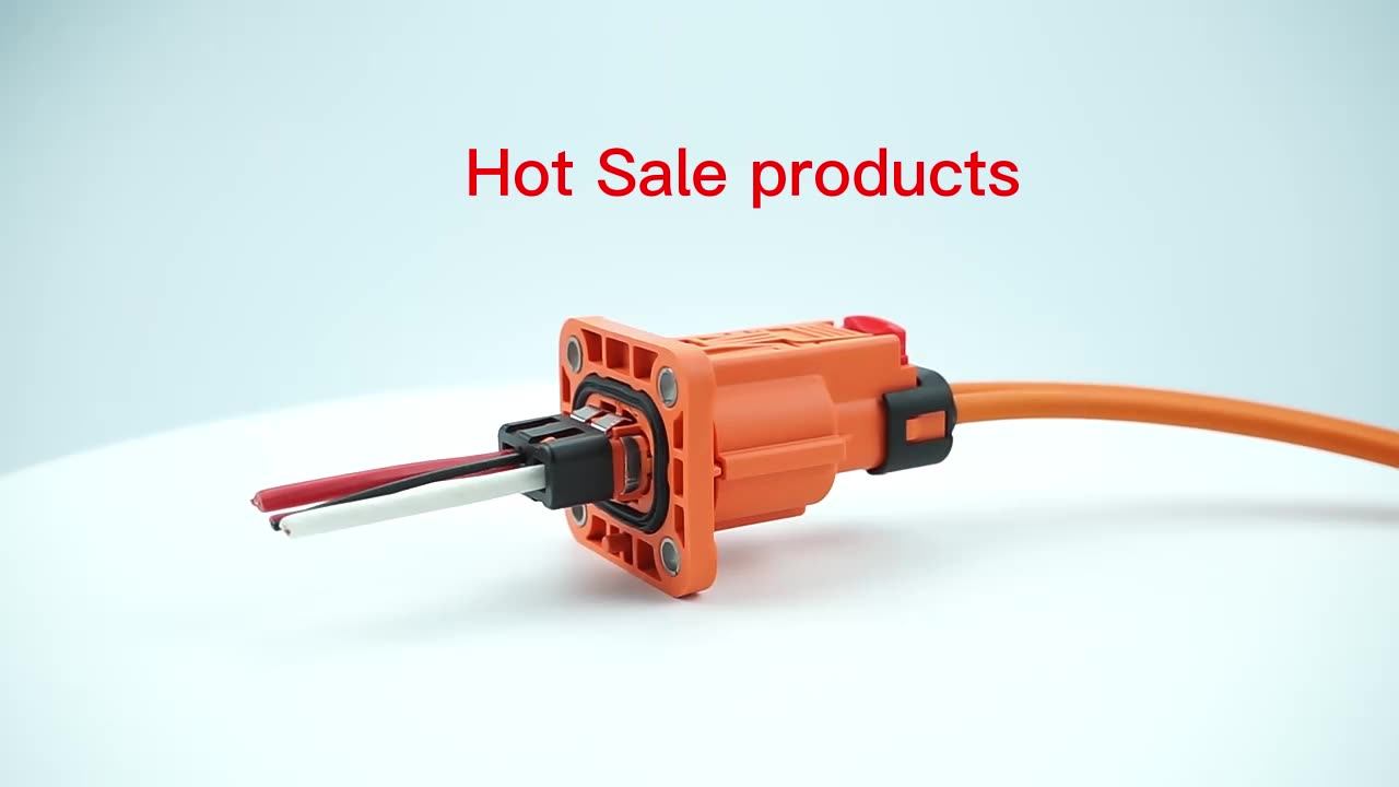 Ev High Voltage Safety Lock Connector Plastic 2 Pin 150a Hvil Connector