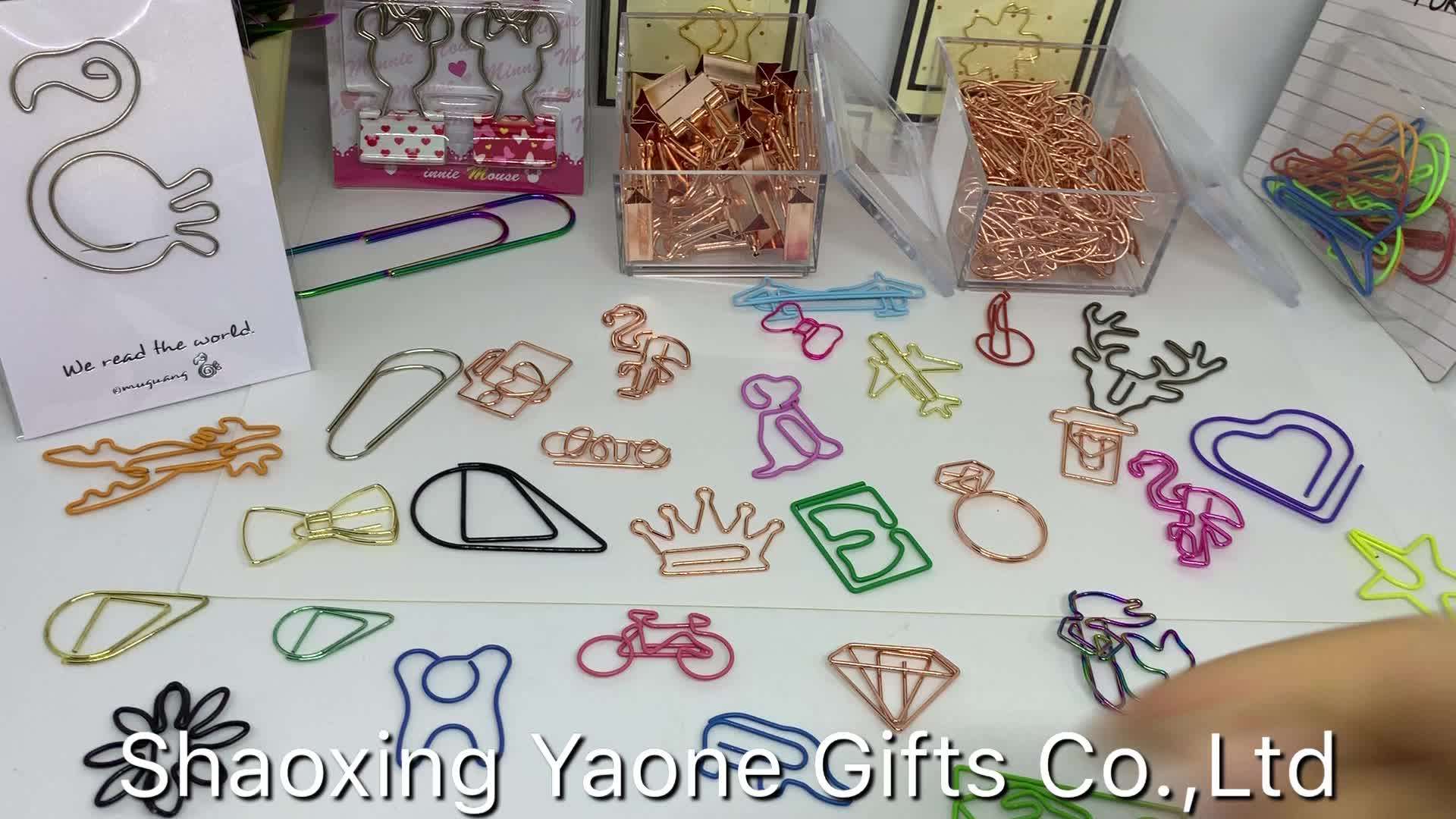 Tooth Shaped Paper Clips Pin Decorative Paperclip Cute Office Clips