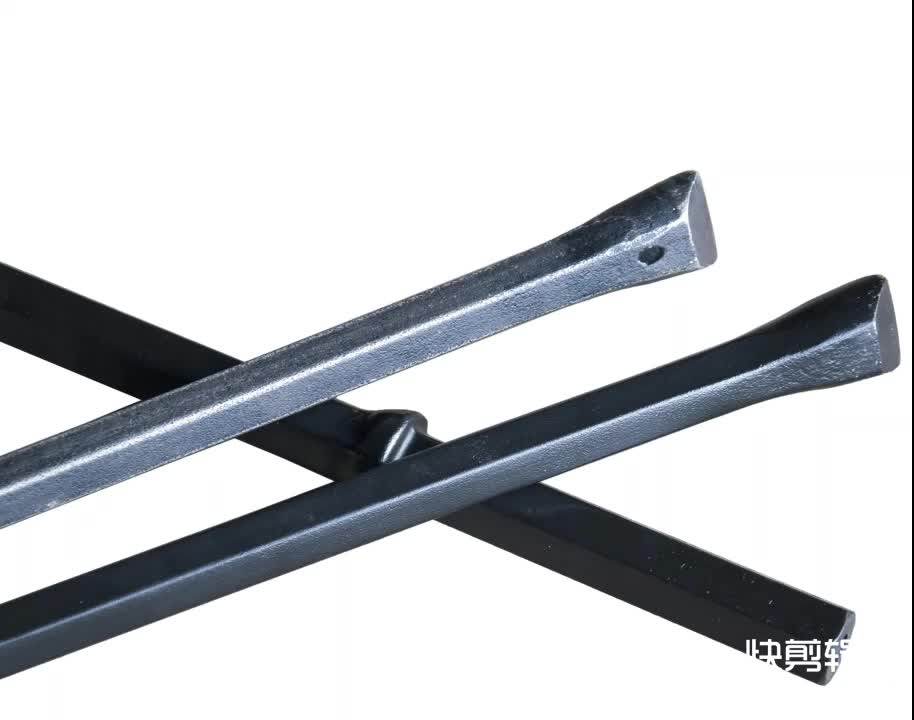 H22 Jack Hammer Blast Hole Rock Drilling Quarry Integral Steel Drill