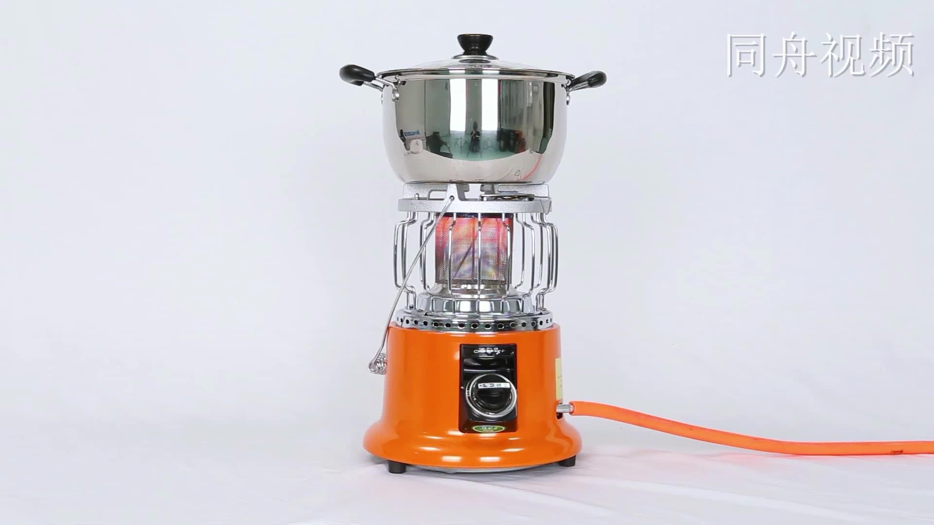 High Quality Indoor Portable Gas Heater And Cooker Freestanding Camping