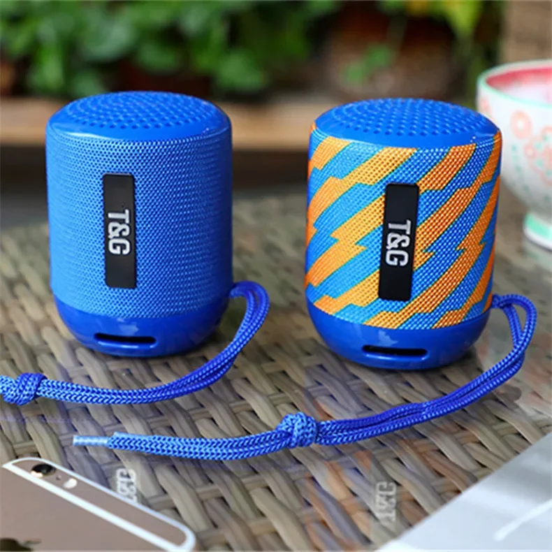 Портативный Bluetooth динамик синий