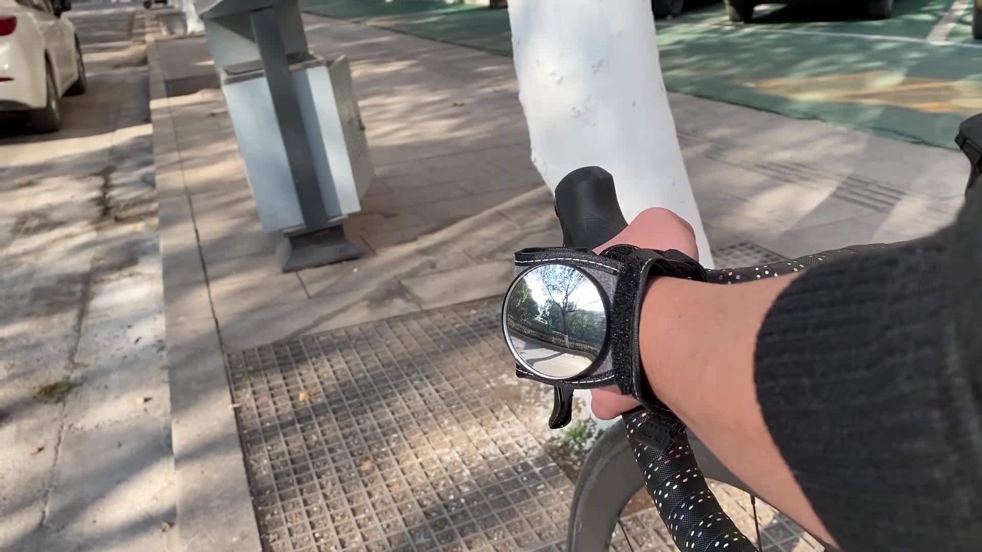 Specchietto Retrovisore Da Polso West Biking – Per Ciclismo E Bici – Leggero E Regolabile