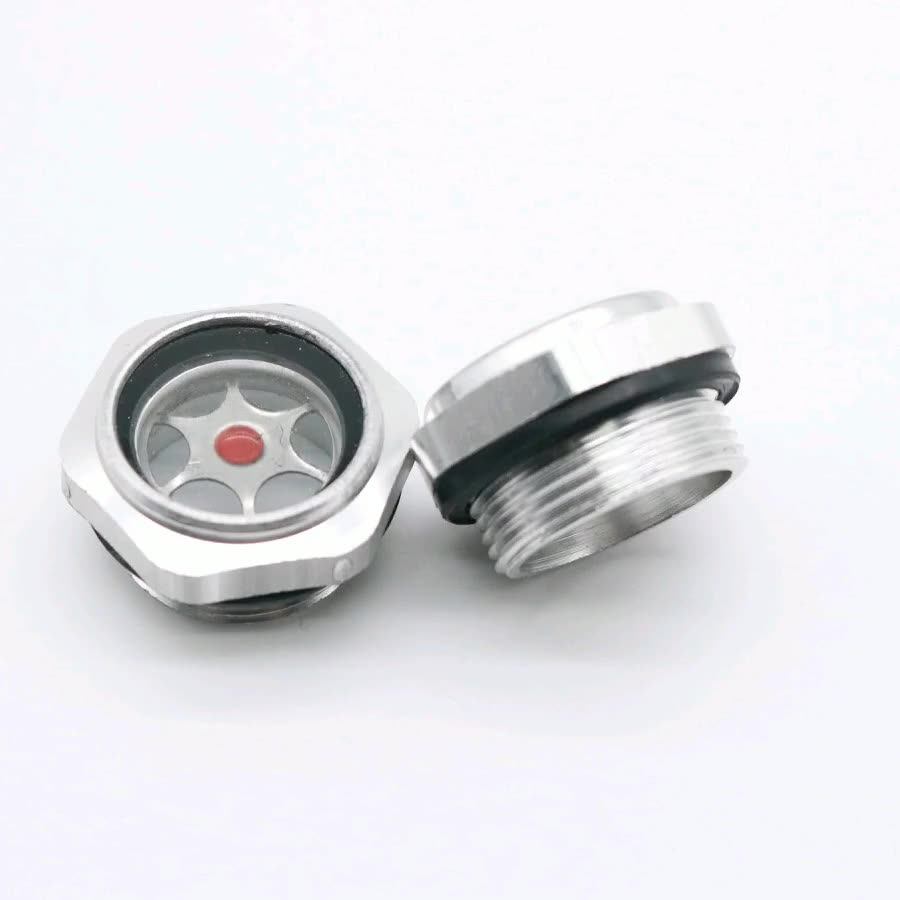 Round Sight Glass Oil Gauge Level For Vacuum Pump Buy Hexa Oil Gauge