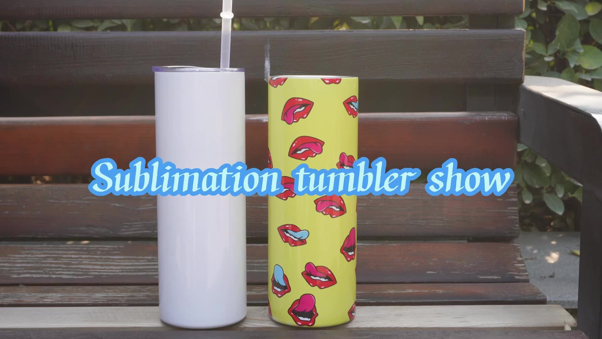 Usa Warehouse White Blanks Sublimation Tumbler Edge Stainless Steel