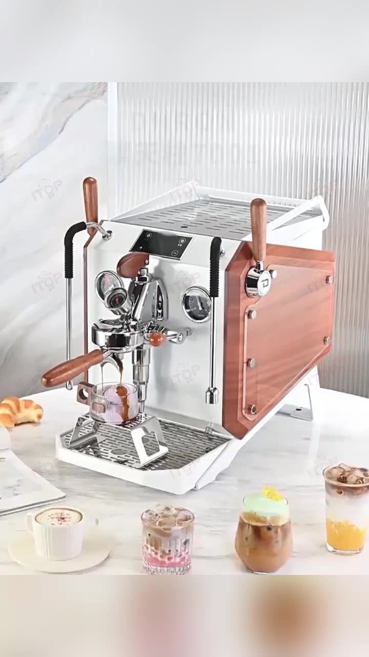 Factory Profesional Italian Coffee Maker E61 Dual Boilers Semi