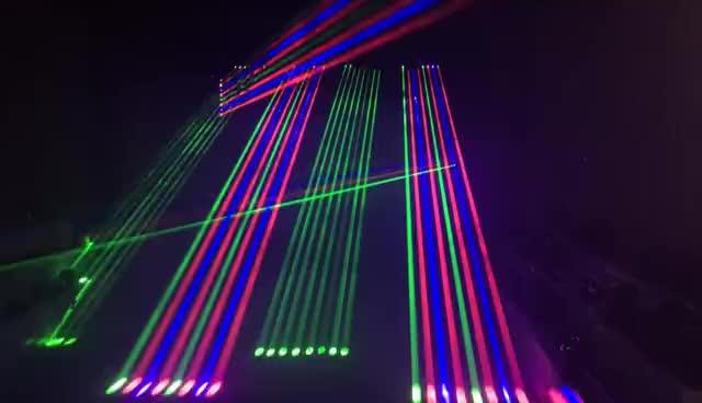 ムービングヘッドフルカラーディスコレーザービームバーライト