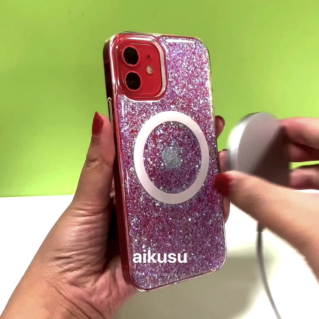 2024 Universal Bling Shockproof Magnetic Mobile Phone Protection
