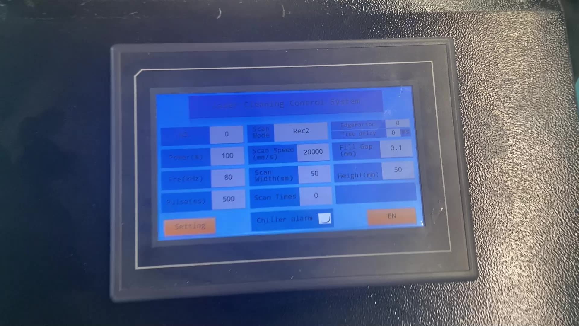 Akq300 Pulse Laser Cleaning Machine 300w Laser Metal Oil Paint Mold