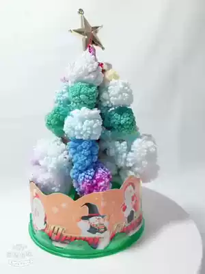 Paper tree flowering Christmas tree will bloom magical magic crystal tree growth Children's science fun shaking toy