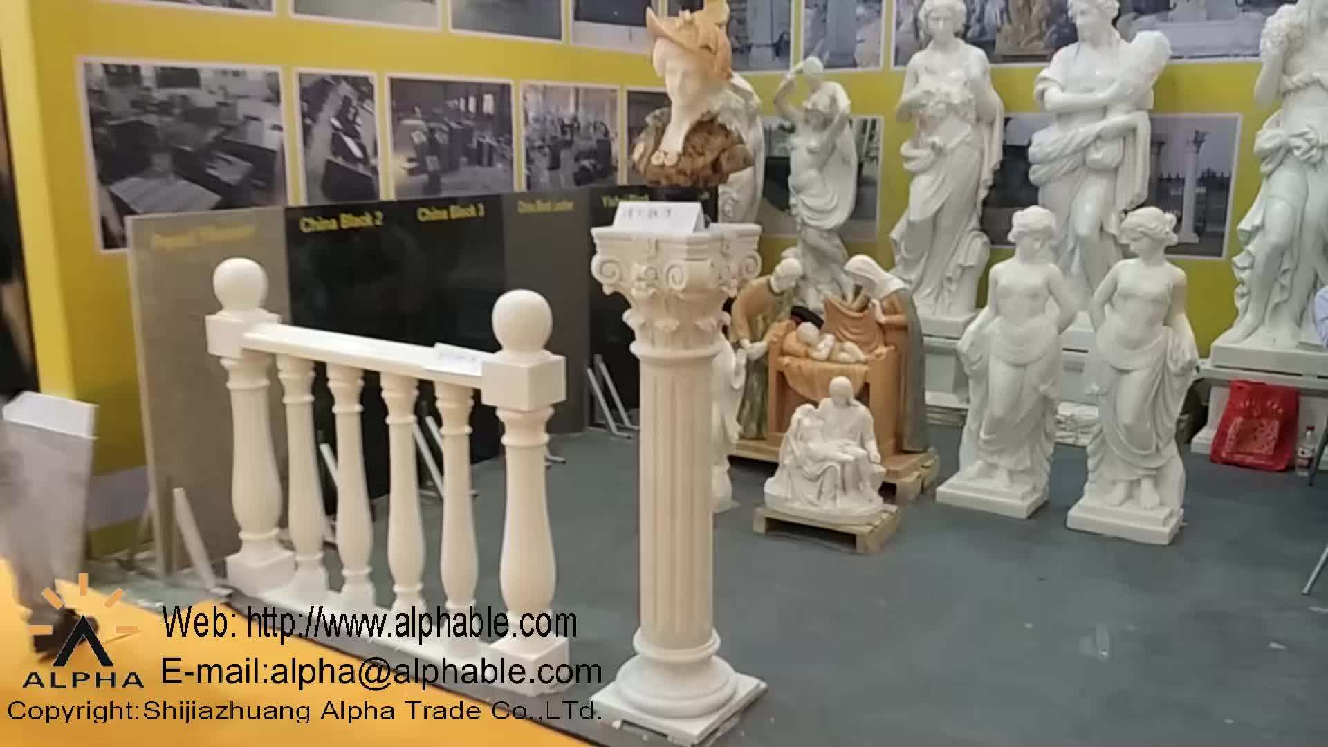 Customized White Marble Staircase Pillars Buy Staircase Pillars
