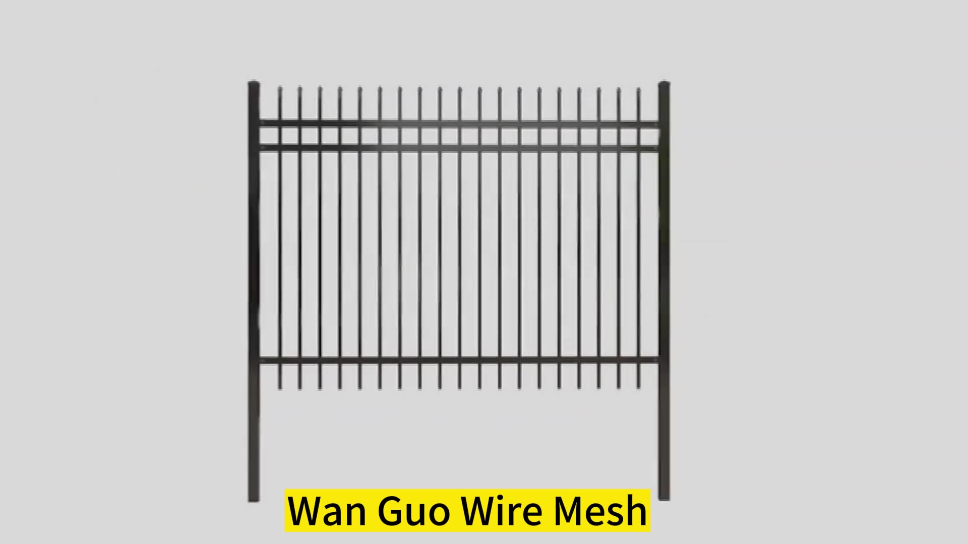 Supplies Outdoor House Backyard Garden Black Material Iron Perimeter