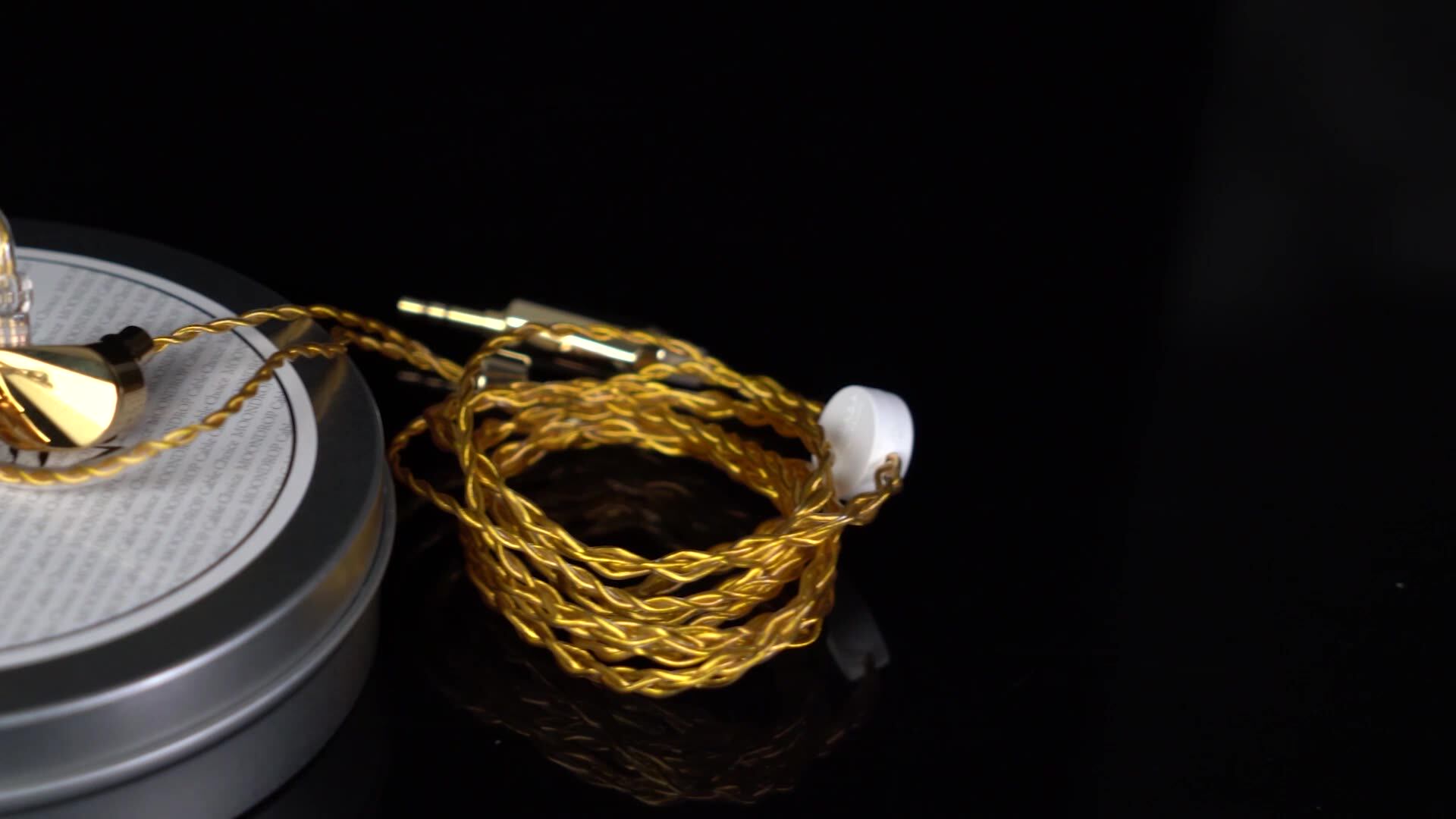 MOONDROP Autumn Moon Gold Plated OCC Copper Professional