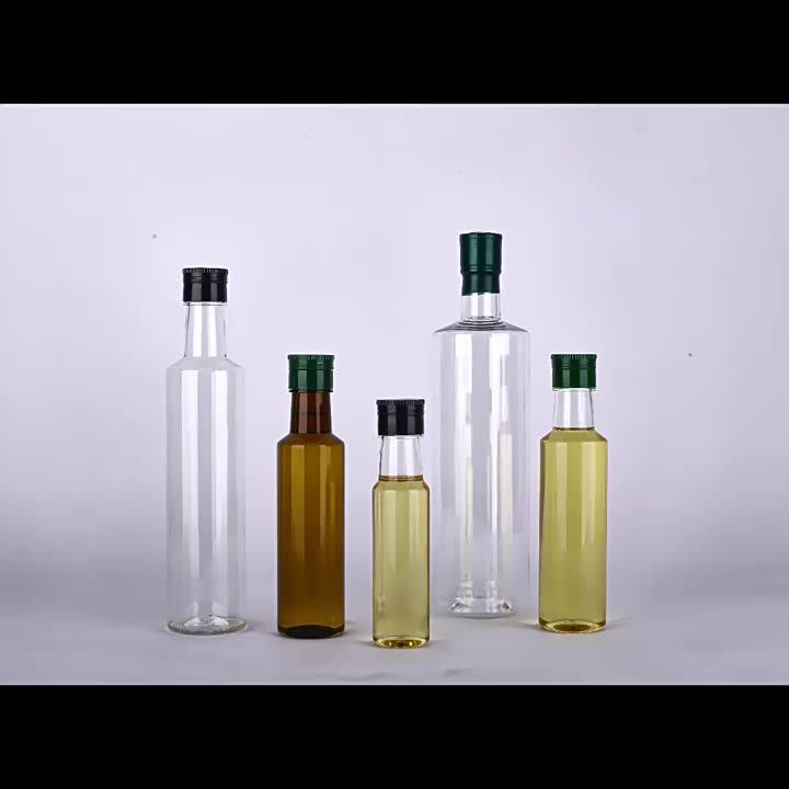 Plastic 250ml Round Food Liquid Sesame Oil Soy Sauce Vinegar Seasoning