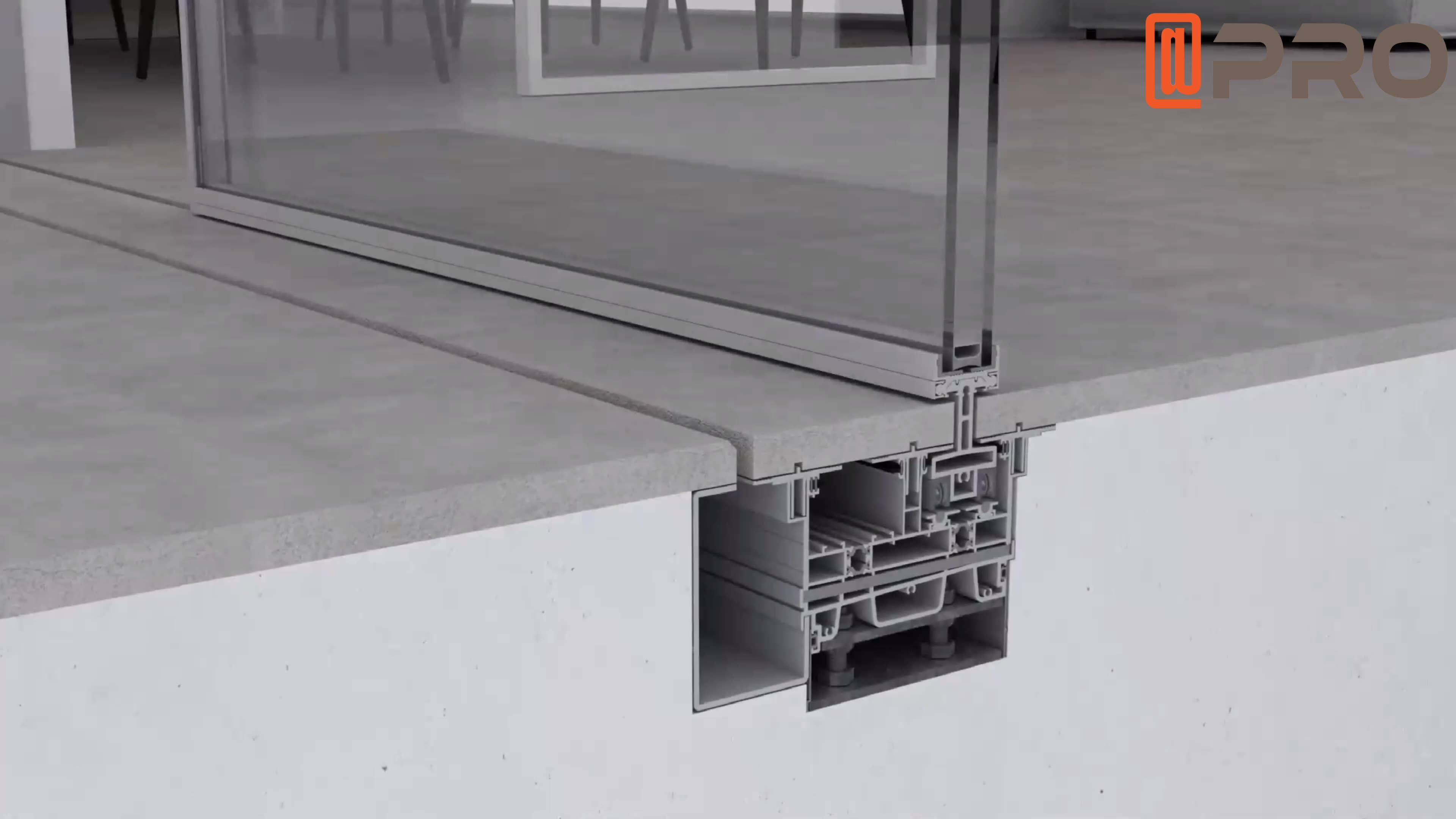 Automatic Sliding Door Spare Parts Sliding Door Hardware Soft Close