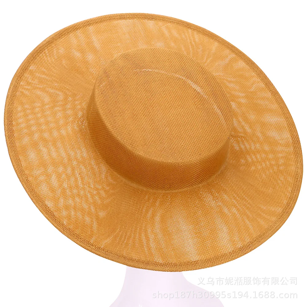 European and American mesh Hat embryo cap holder Derby Hat hemp cap bottom lolita hand accessories base 33cm