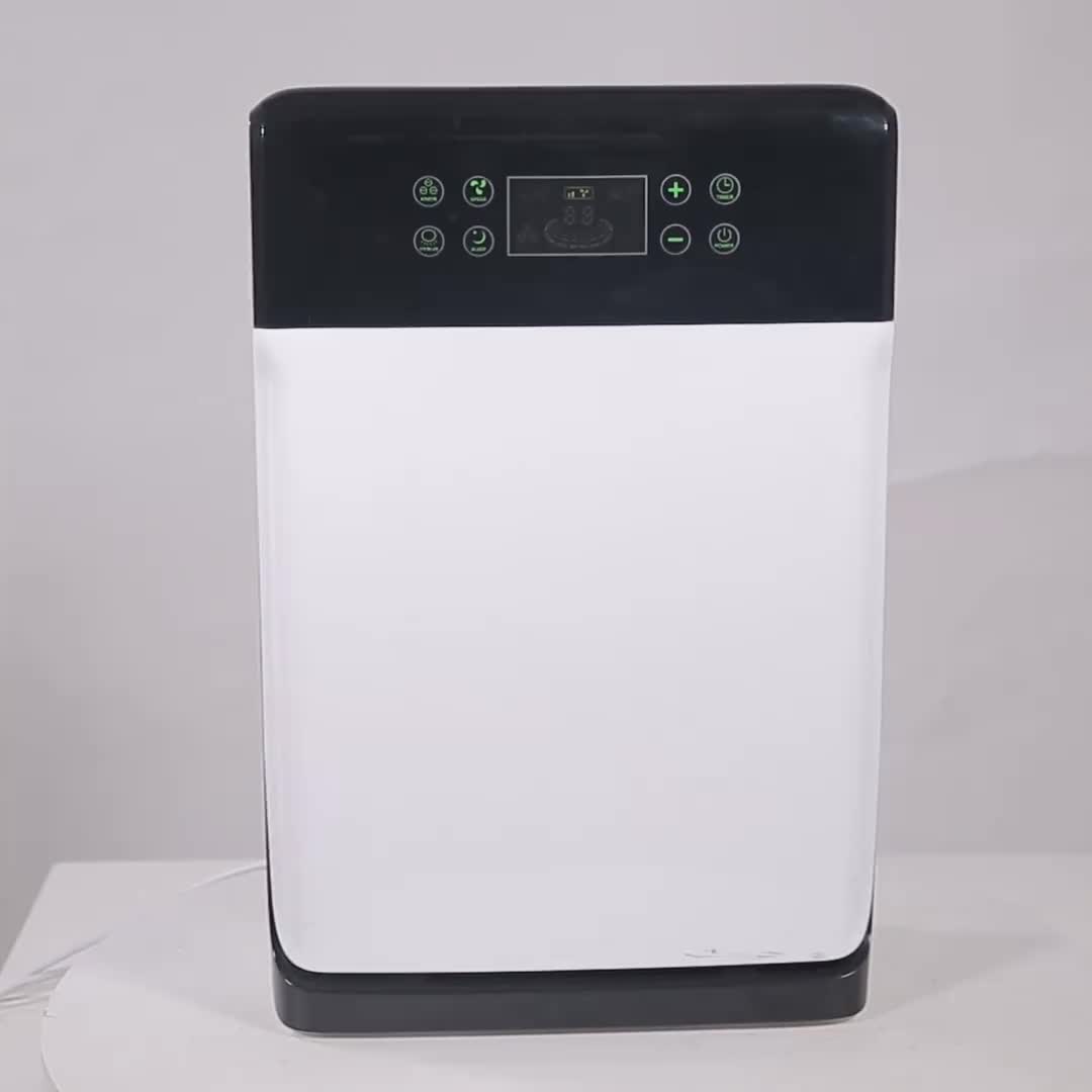 Indoor Air Purifier Hepa Filter Air Cleaning Machine With Odor Sensor