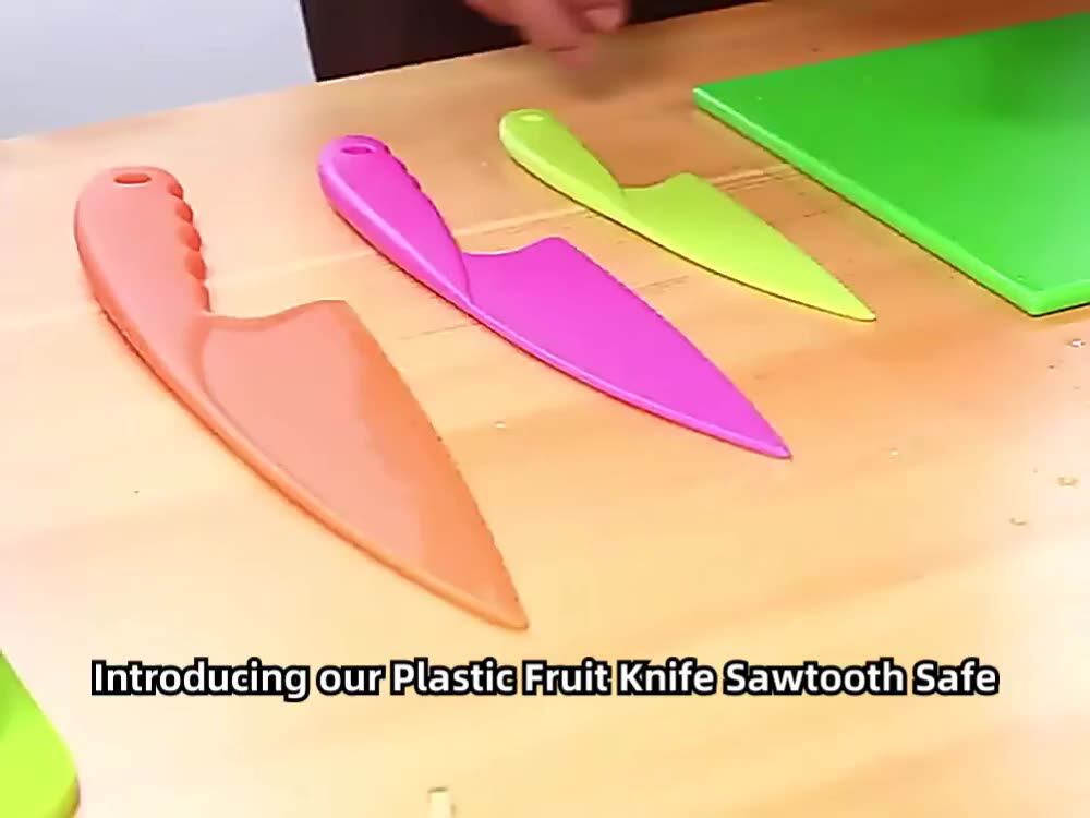 Couteau De Cuisine,Ensemble De Couteaux De Cuisine En Plastique Pour