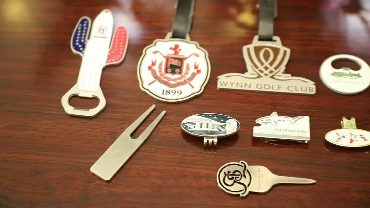 Golf High Quality Custom Logo Golf Ball Marker With