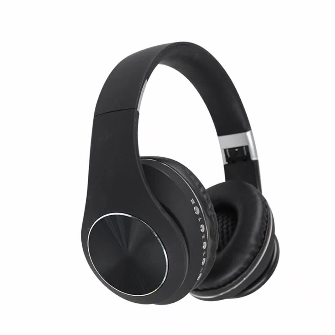 Oem High Quality Blue Tooth Headset 10hours Wireless Headphones Blue