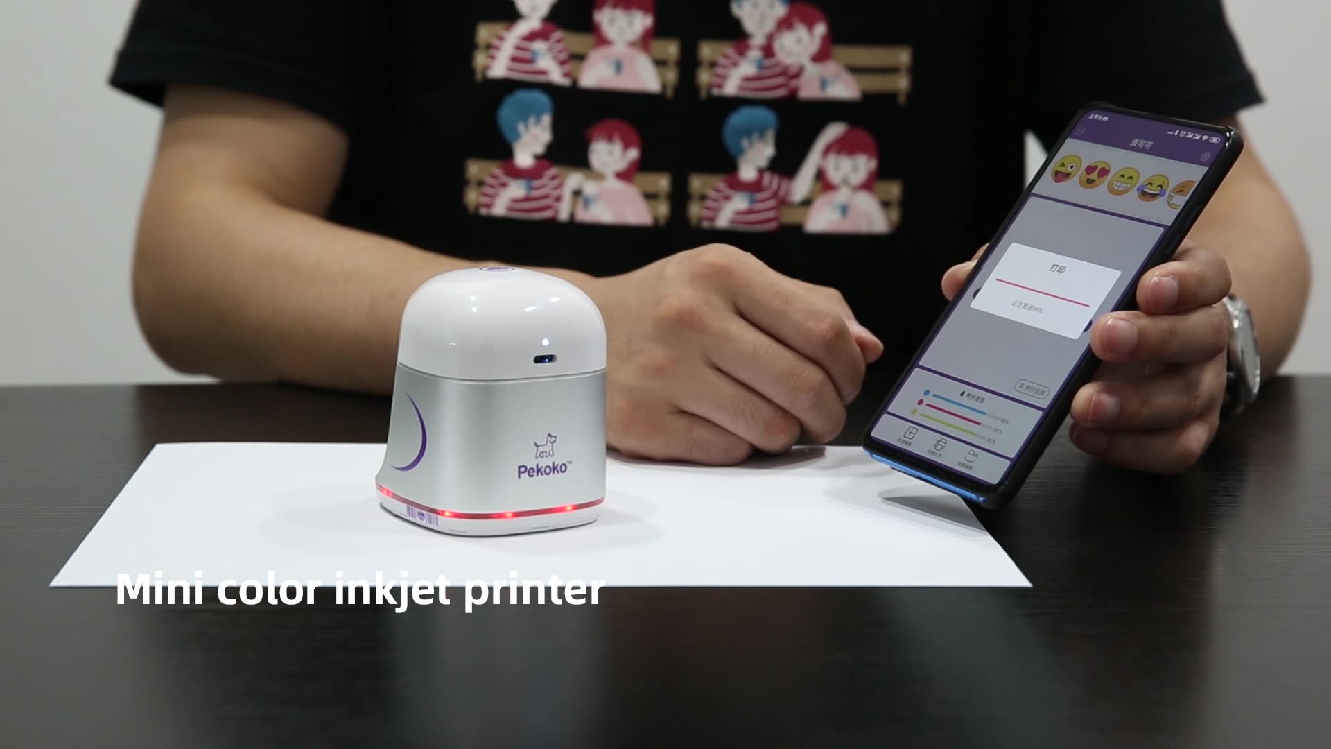 World's Smallest Mobile Color Printer Portable Printer Pen With Tri