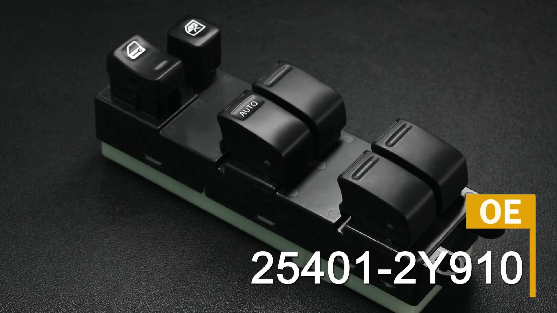 New 254012Y910 25401-4Y100 Electric Power Window Master Switch for