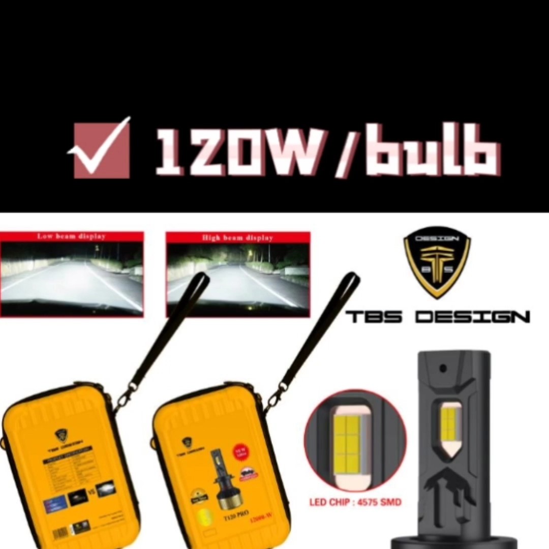 Tobys Led 240w Led Headlight 12000lm Led Car Light For Car Accessories T120 Pro Motorcycle Led