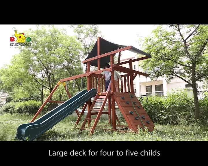 Hillside Play Centre Wooden Play Swing Set Playground With Slide Buy