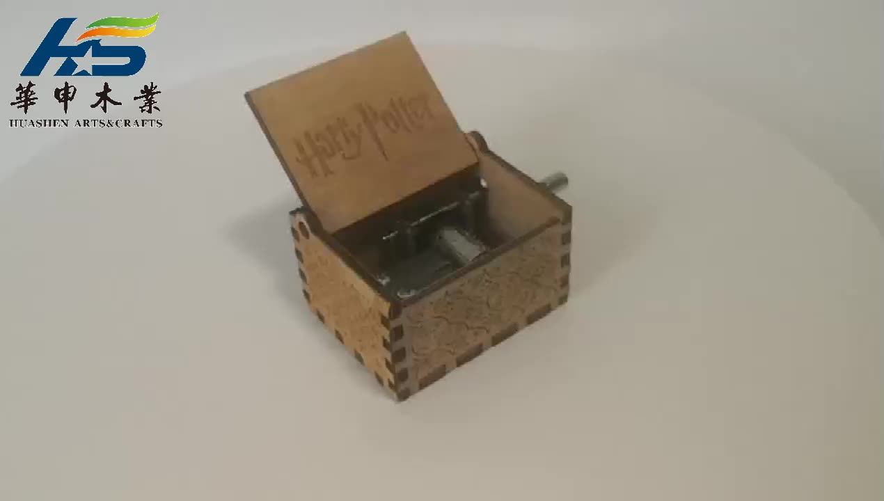 Handmade Wholesale Laser Cut Wooden Hand Crank Music Box Buy Laser
