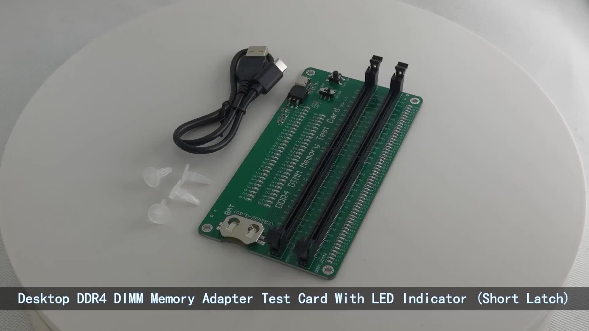 Desktop DDR4 DIMM Memory Ram Adapter Test Card Testing Tool With