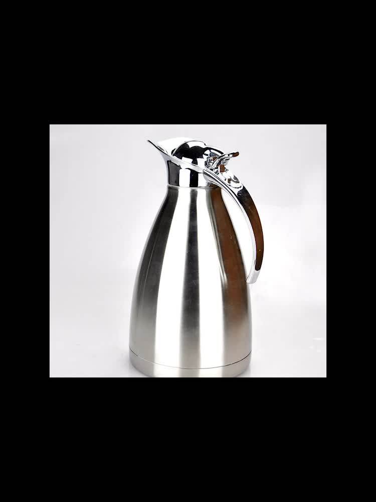 German insulation pot household glass liner large capacity stainless steel hot water bottle warm kettle Insulation bottle Warm bottle 2L