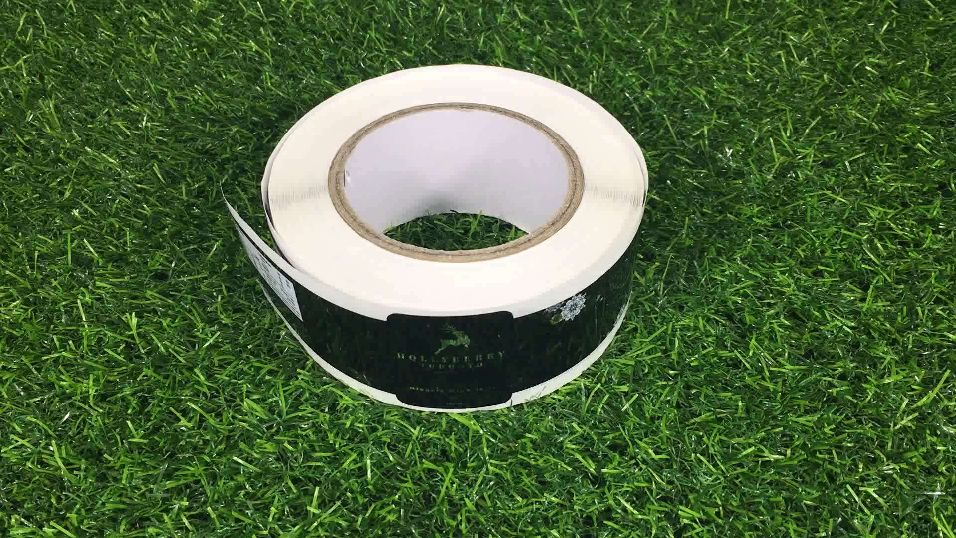 Custom Printed Glass Bottle Adhesive Label Sticker For Niagara Wine