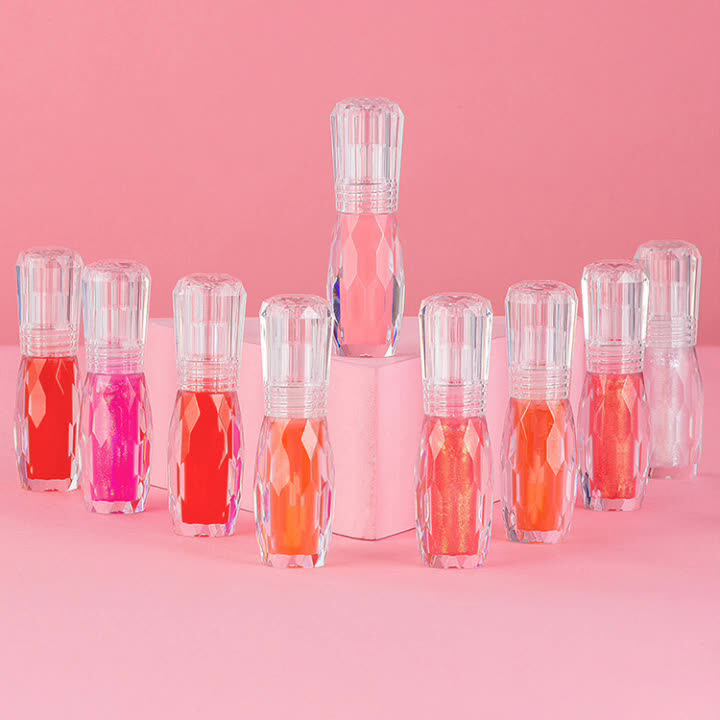Natural Mint Plump Moisturizing Lip Gloss 3d Jelly Color Sexy Lip Plumper Gloss Super Volume