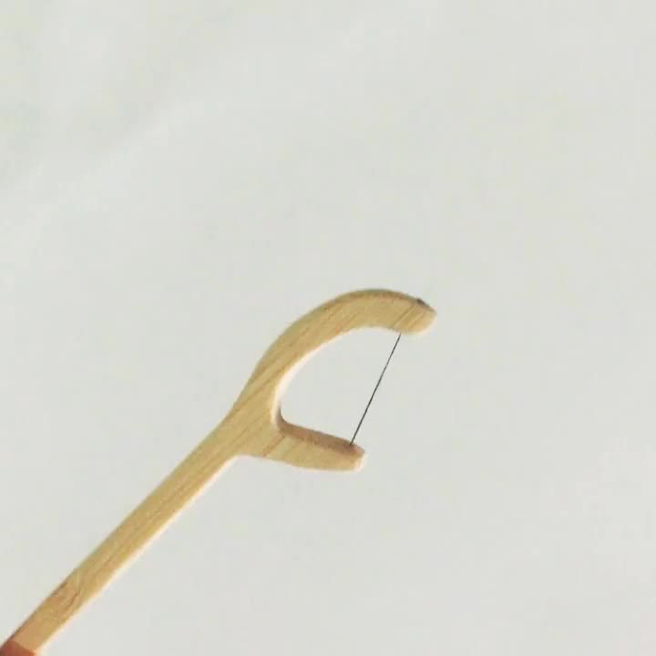 Interdental Brush Toothpick Bamboo Dental Floss Picks Eco Friendly