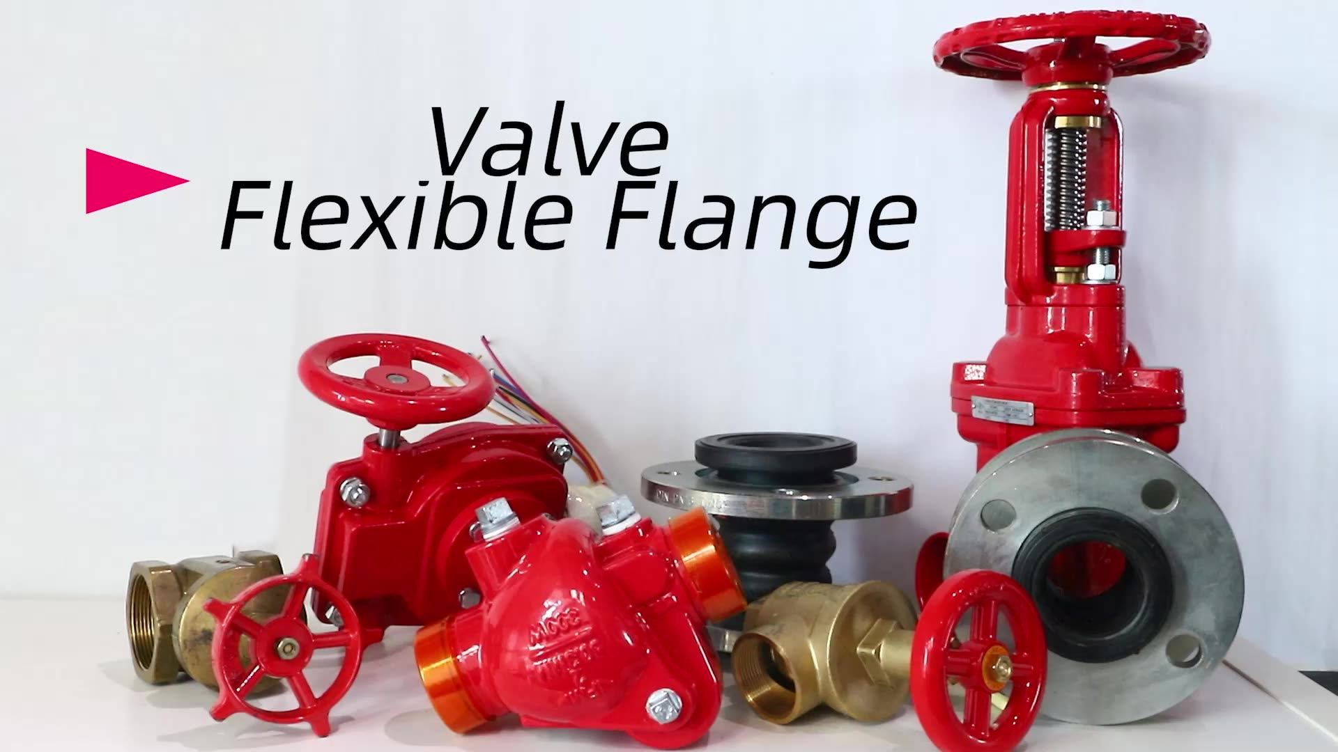 Fire Fighting Sprinkler Heads Valves Flexible Hose Grooved Pipe