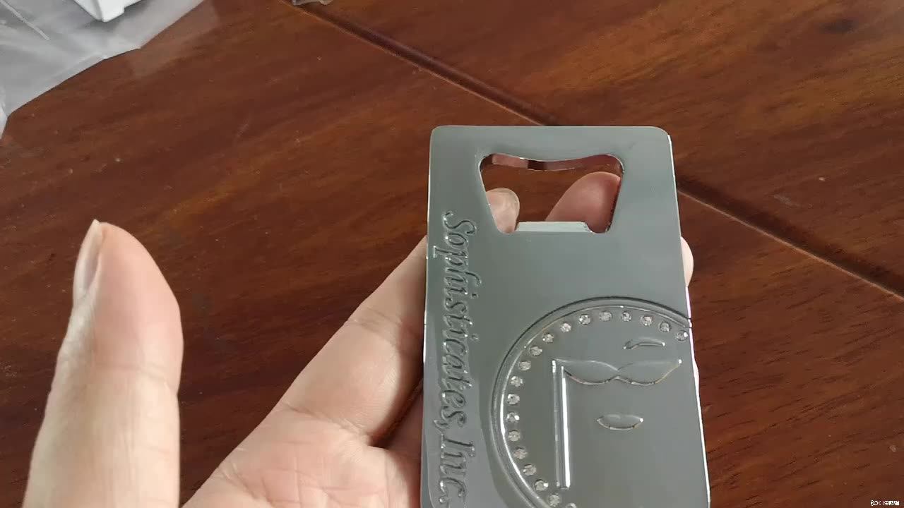 Credit Card Shape Bottle Opener,Metal Business Card Bottle Opener